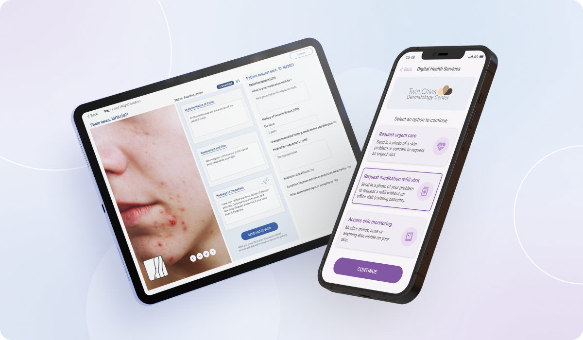 screenshot of Miiskin PRO